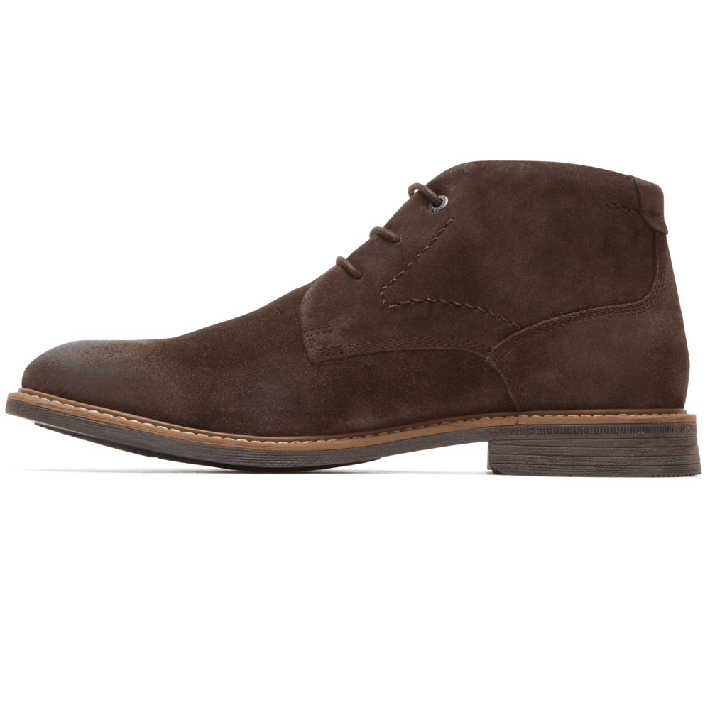 Rockport Singapore Mens Boots - Classic Break Chukka Brown - ZB8325901